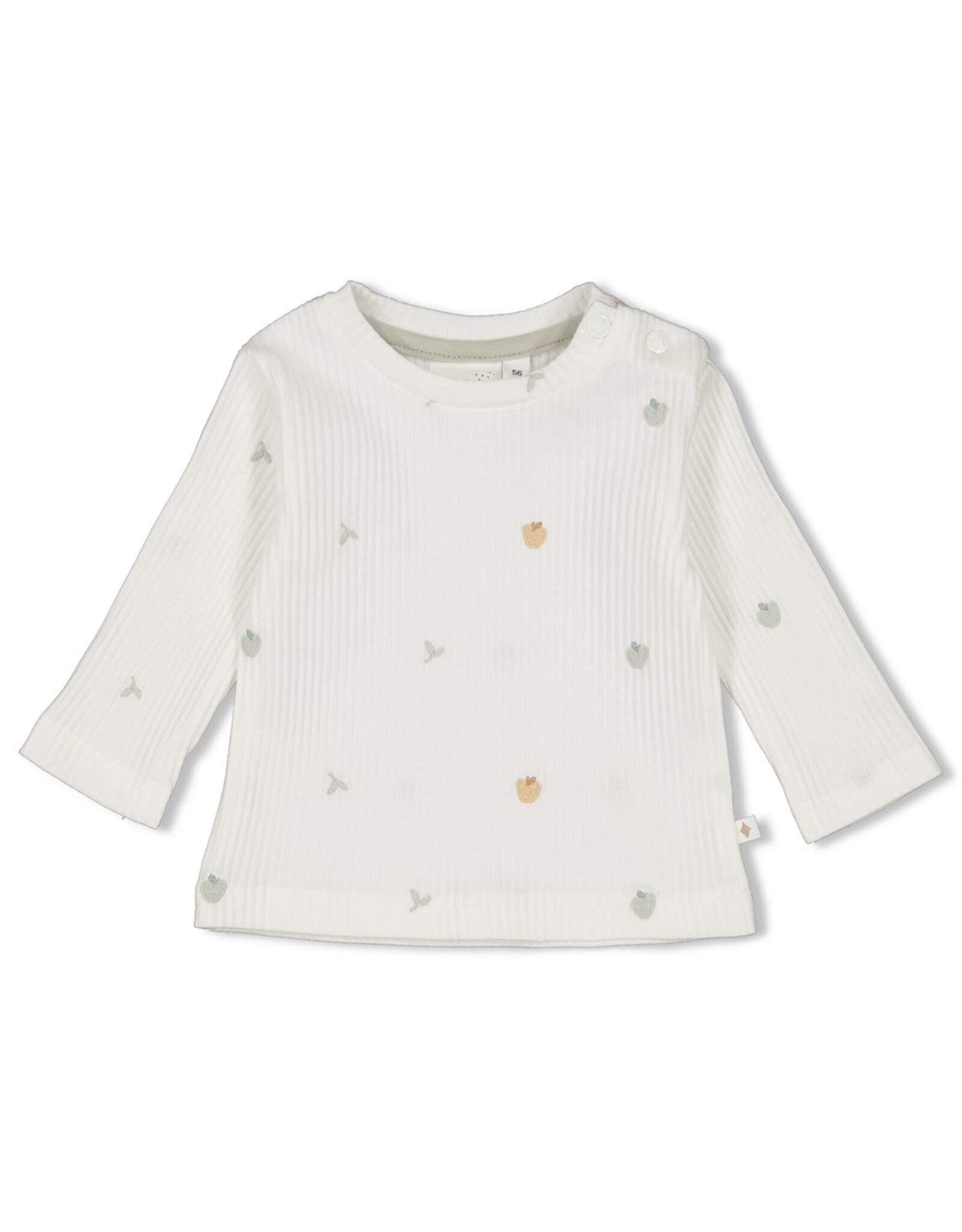 Feetje Longsleeve rib AOP - Autumn Sweetness Offwhite 51602366