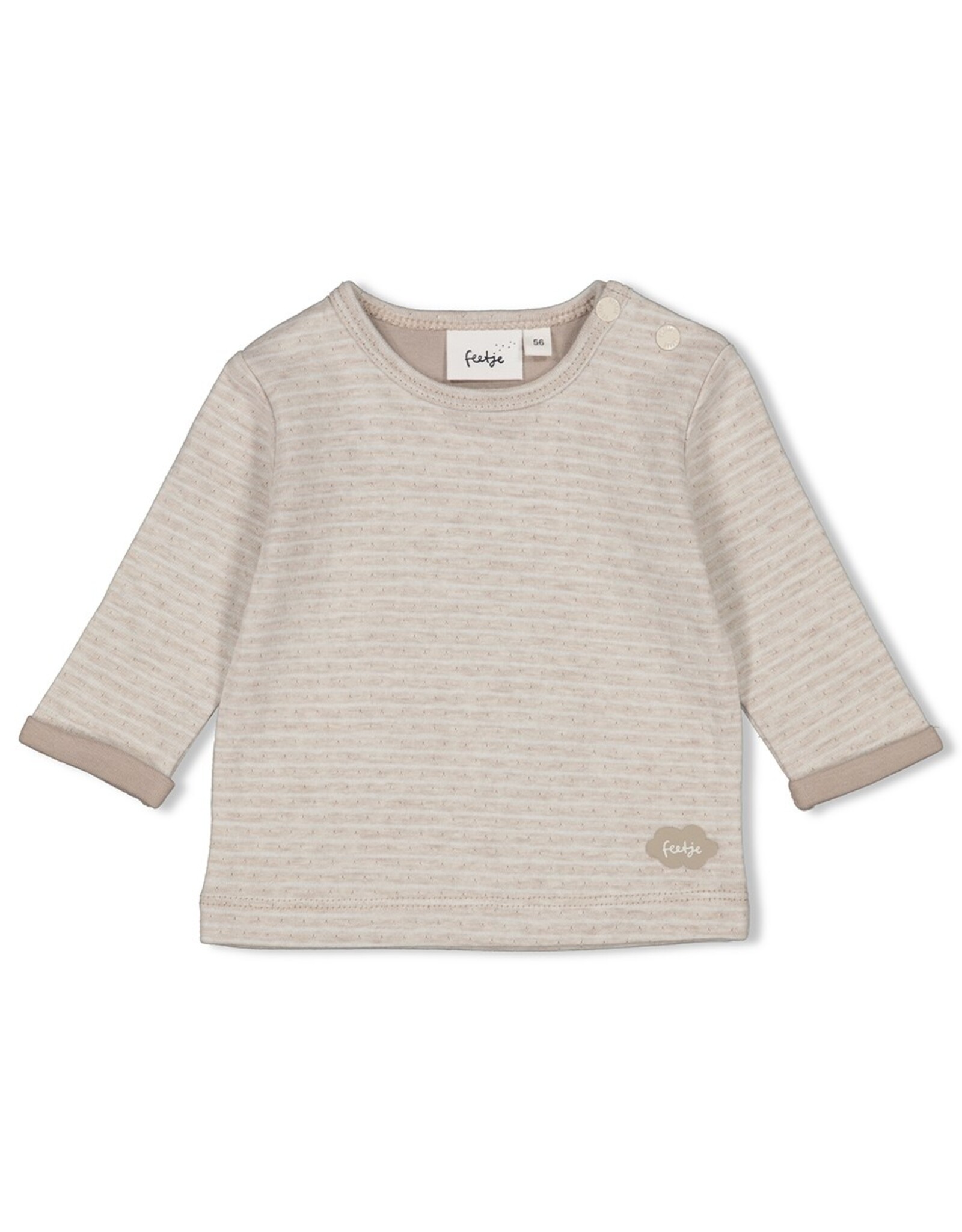 Longsleeve streep - The Neutrals Taupe melange 51602397