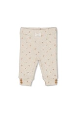 Feetje Broek rib AOP - Little Rosebud Offwhite melange 52202192