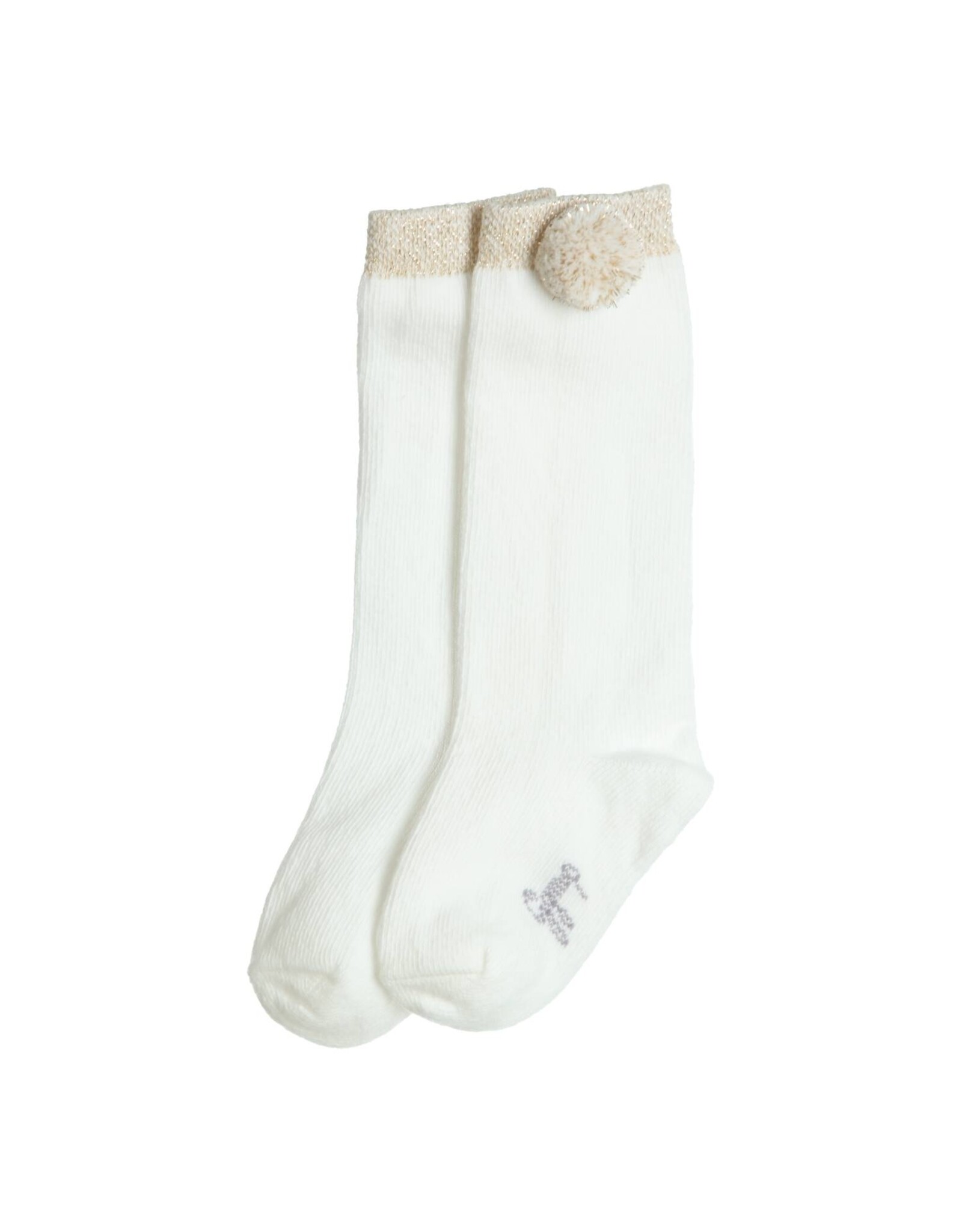 Gymp Girls Knee socks Keit Off White - Gold 05-4546-10-OW-GD