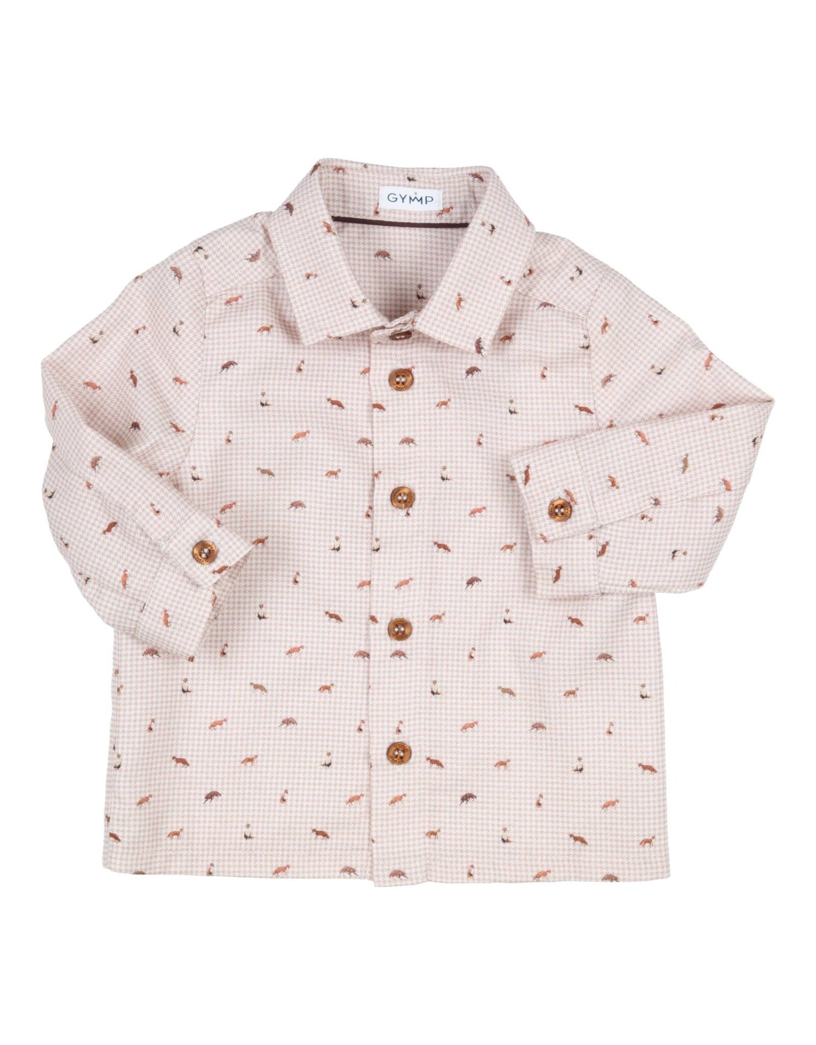 Gymp Boys Shirt Denzil Beige - Camel 361-4526-20-BG-CM