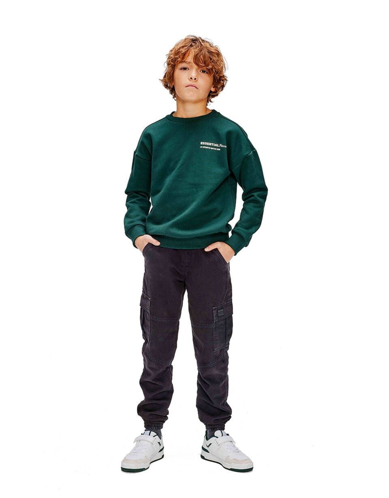 Retour Jeans BOYS SWEATERS Easton deep forest RJB-43-709-6095