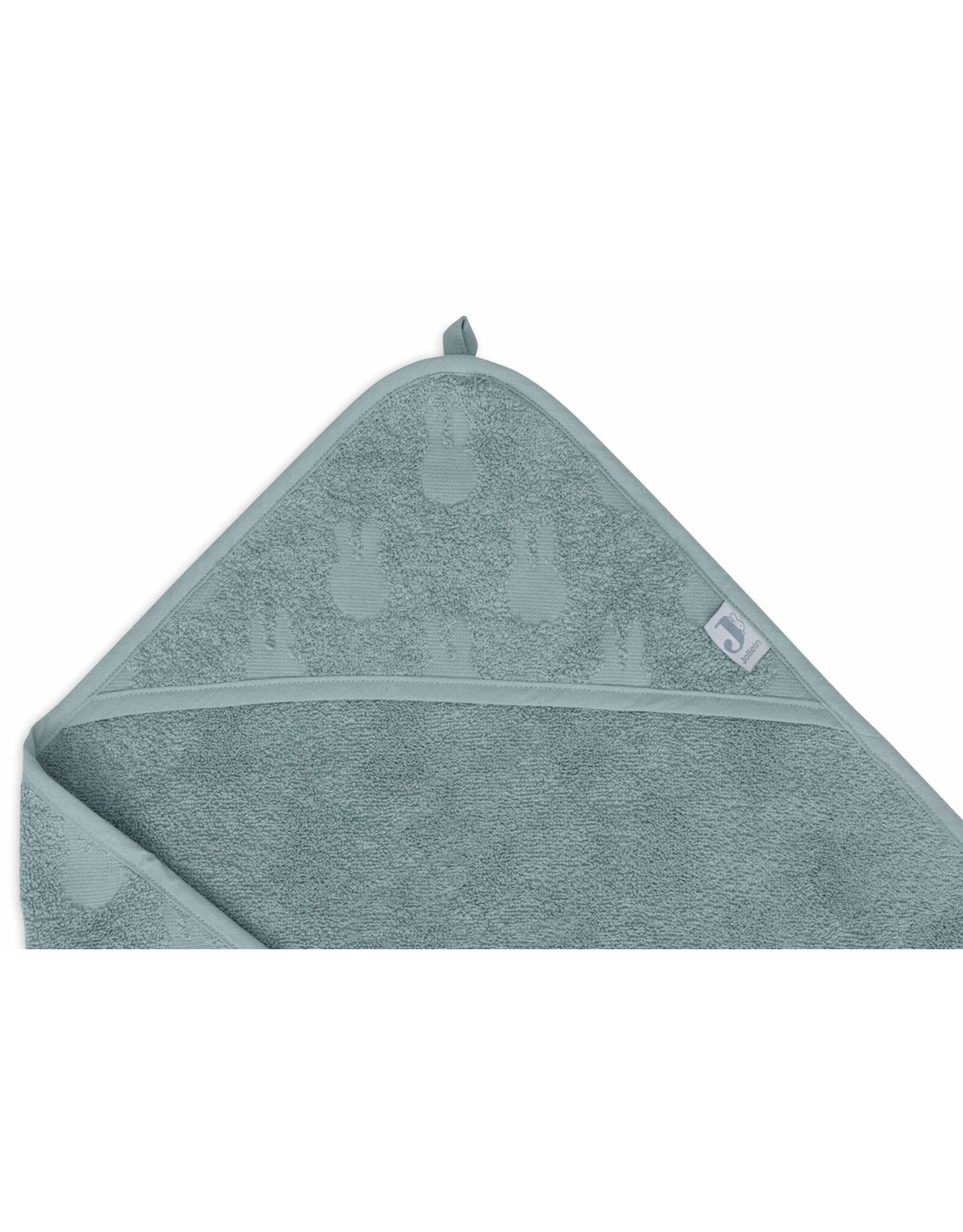 Jollein Badcape Badstof 75x75cm Miffy Jacquard Sea Green