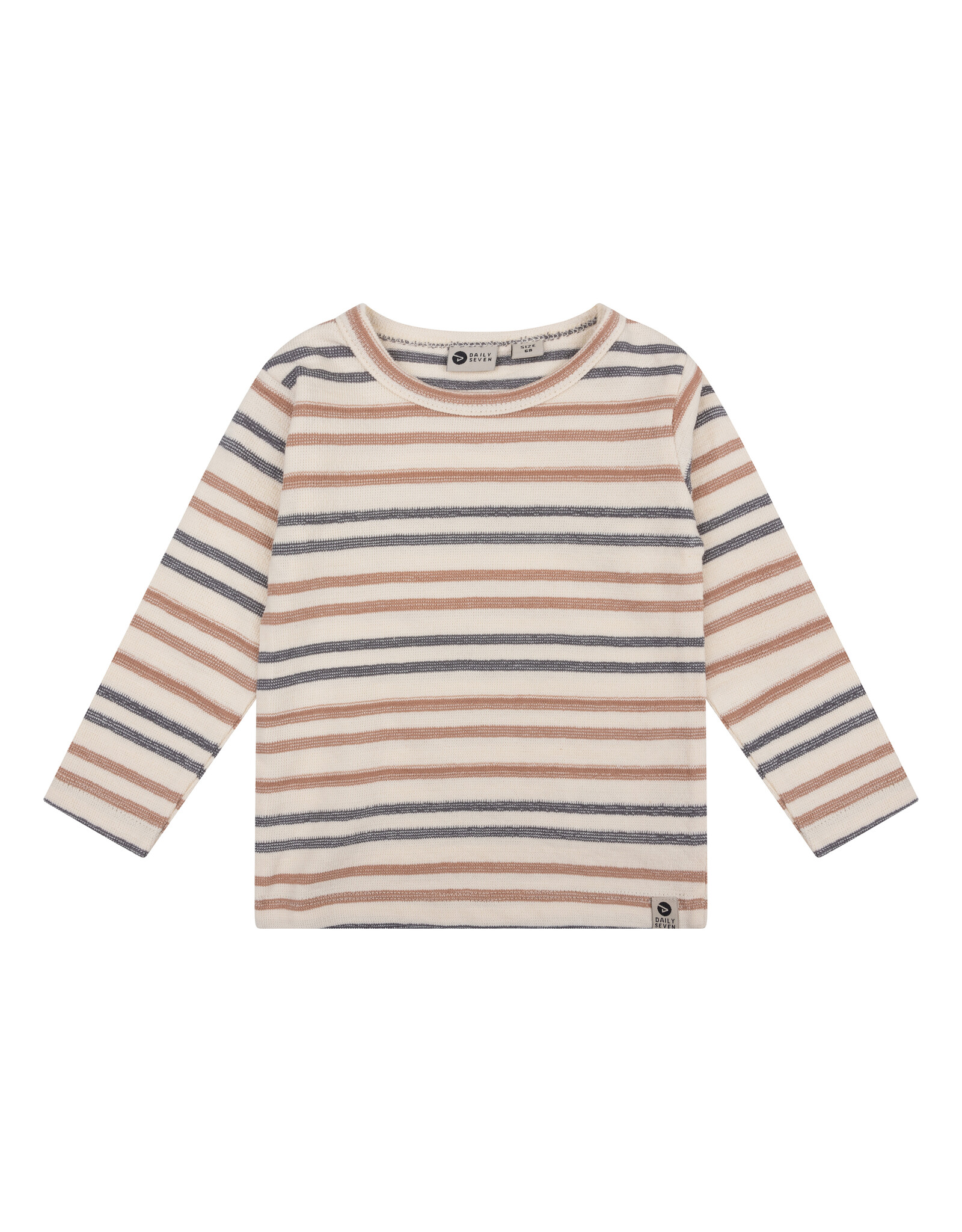 Daily7 Baby Boy T-shirt LS T-shirt Longsleeve Stripe Sandshell 910009