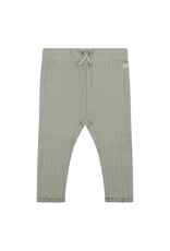 Daily7 Baby Girl Leggings - knitted Legging Pointelle Warm Green 910016