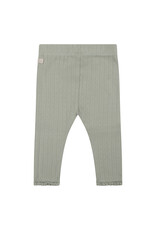 Daily7 Baby Girl Leggings - knitted Legging Pointelle Warm Green 910016