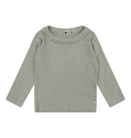 Daily7 Baby Girl T-shirt LS T-shirt Longsleeve Pointelle Warm Green 910022