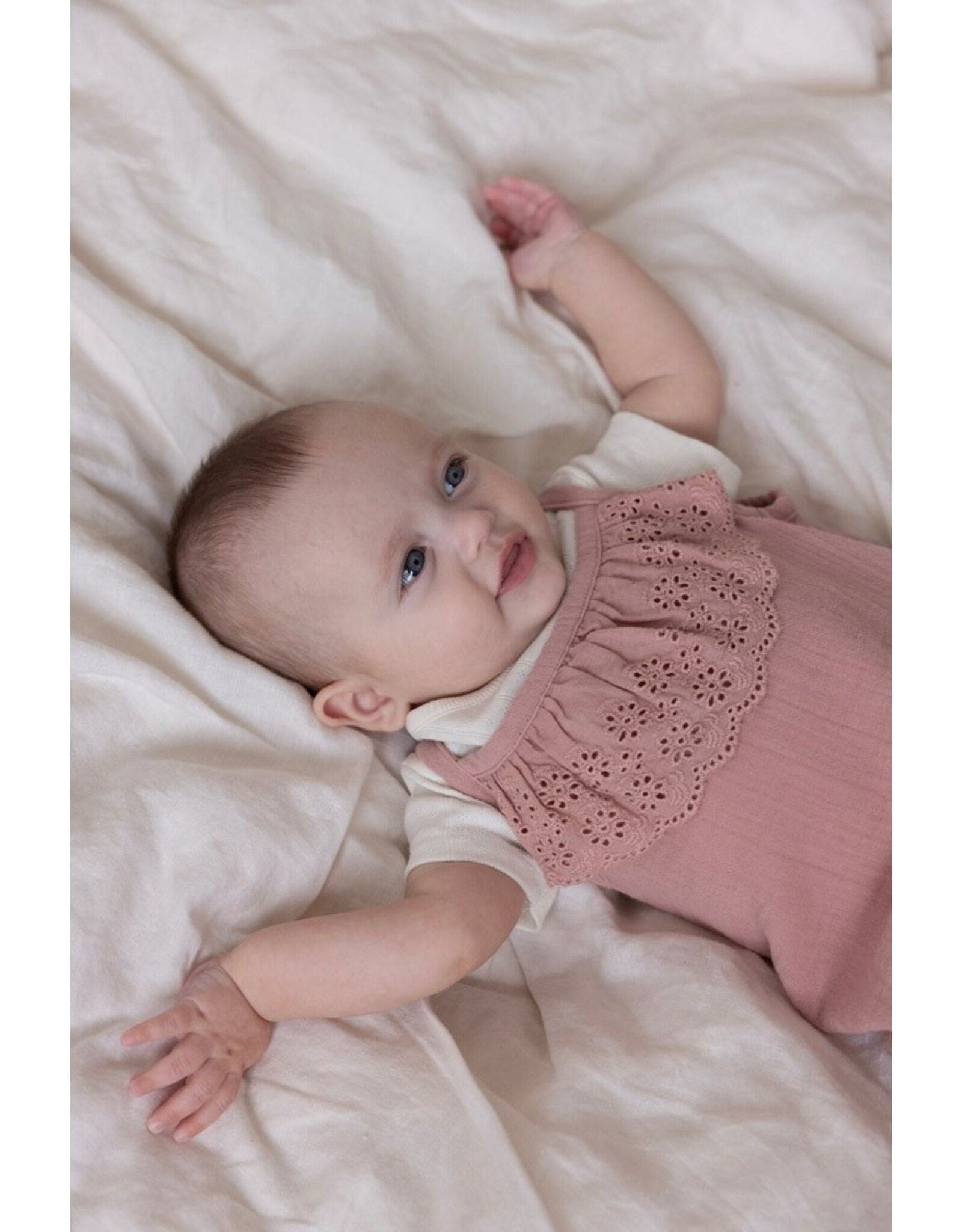 Romper k/m pointelle rib - Starfish Wishes Offwhite 50200234