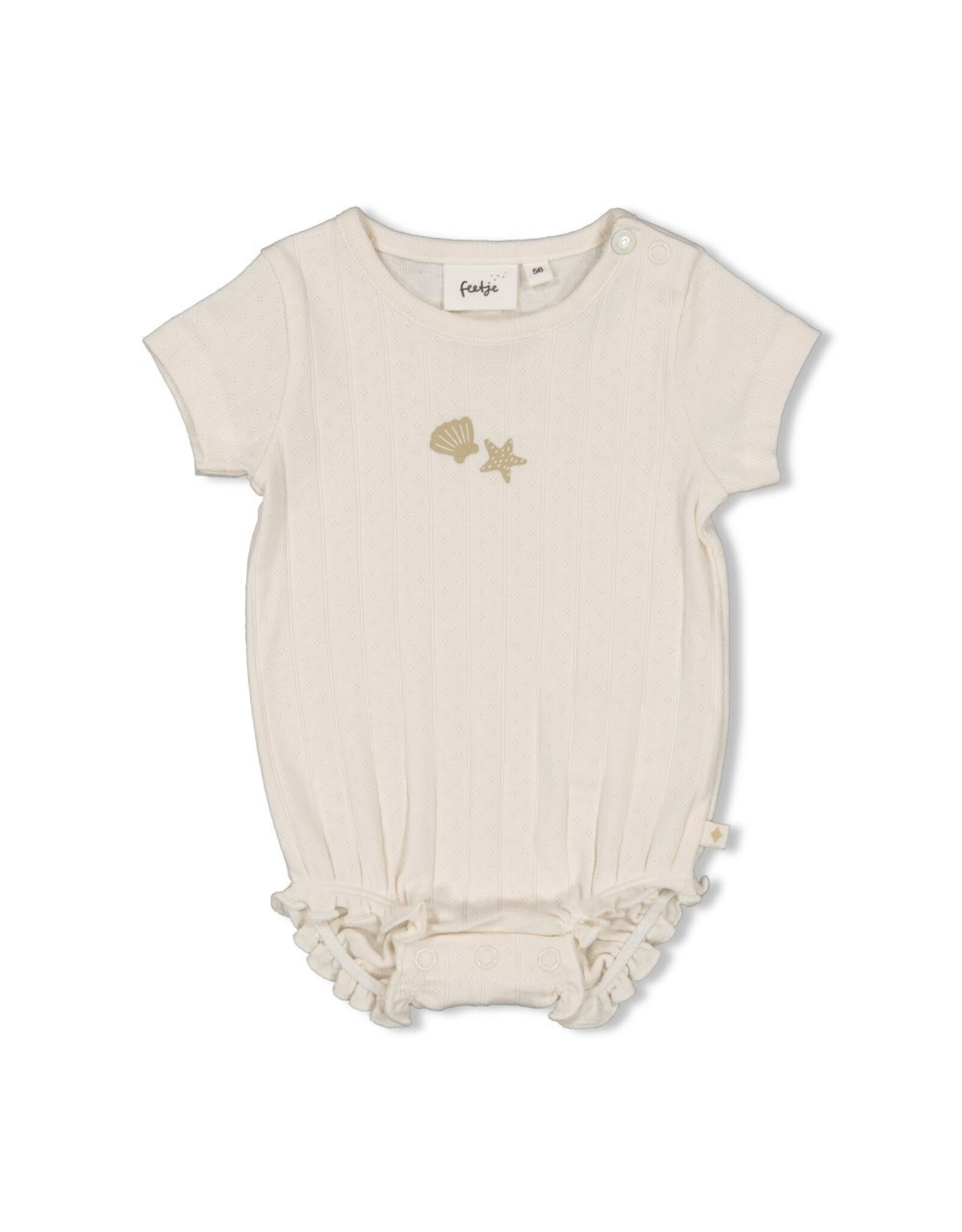 Romper k/m pointelle rib - Starfish Wishes Offwhite 50200234