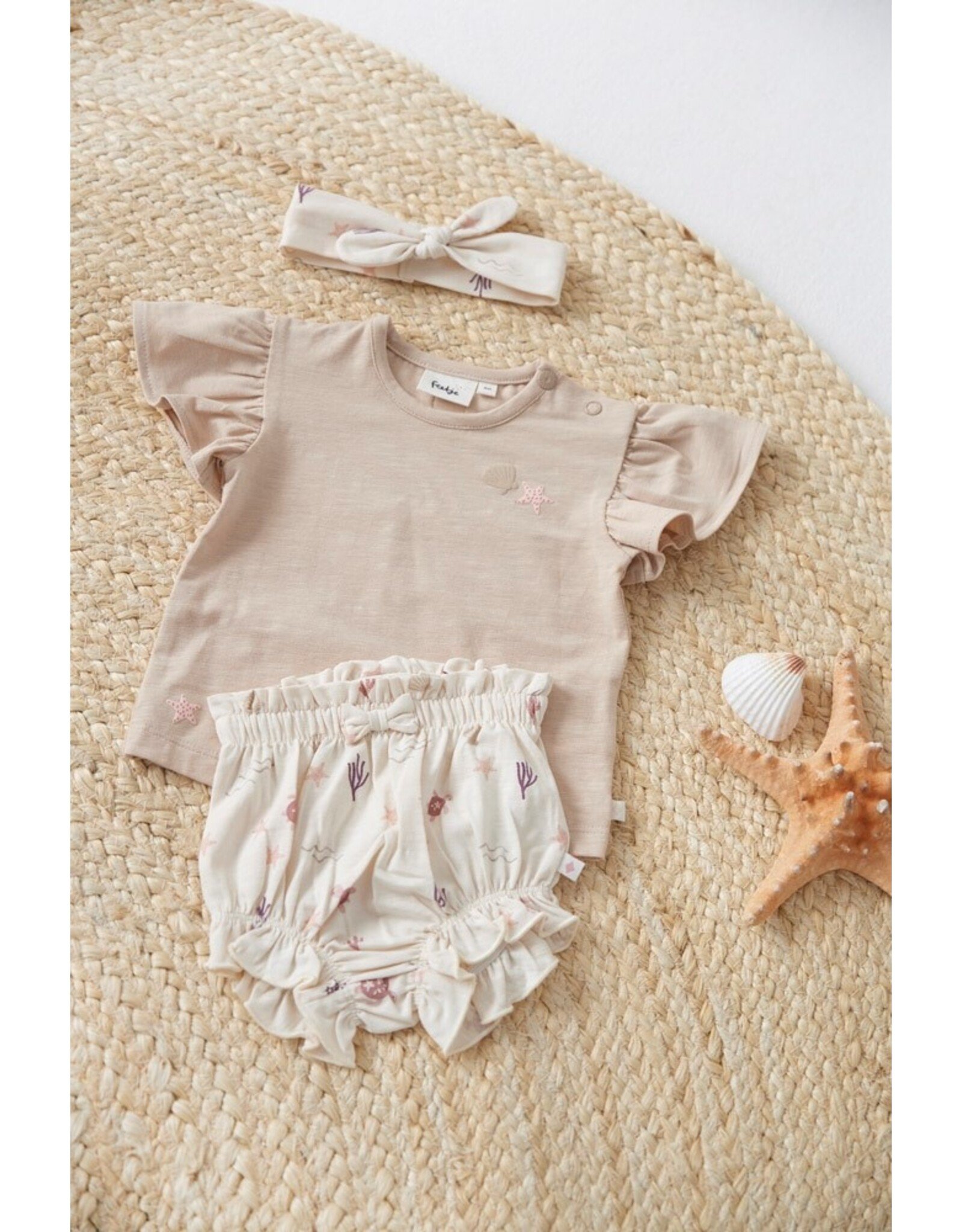 T-shirt ruches - Starfish Wishes Zand 51700928