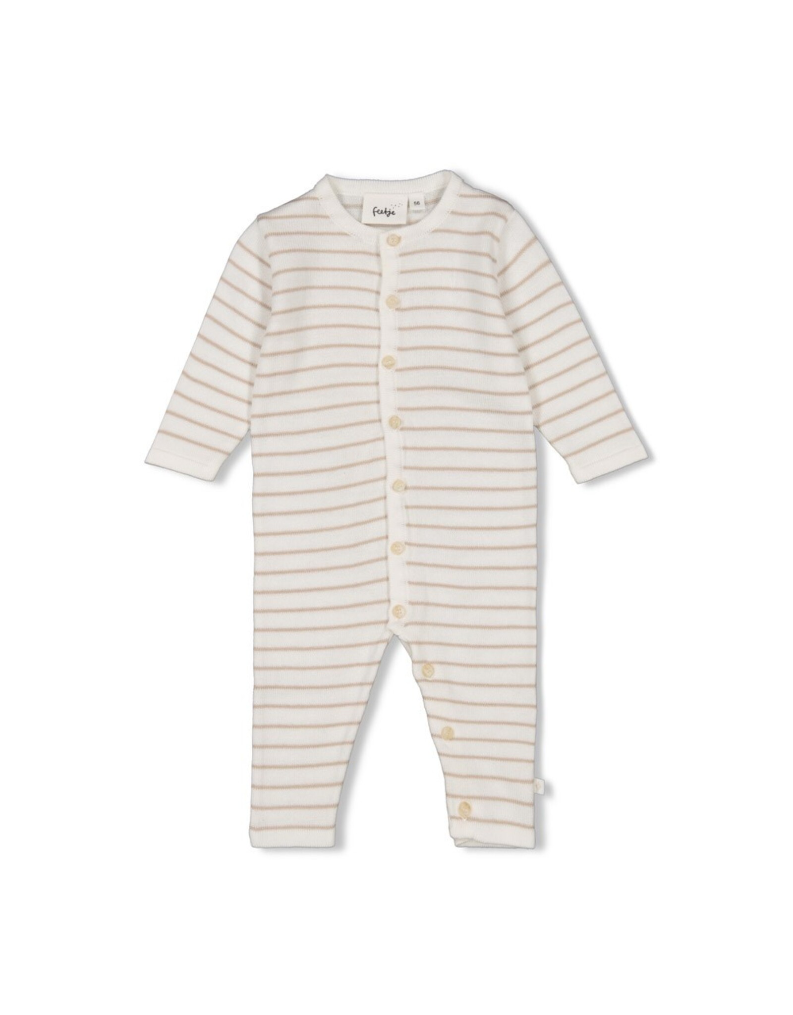 Pak streep gebreid - Essential Knits Taupe 50800115