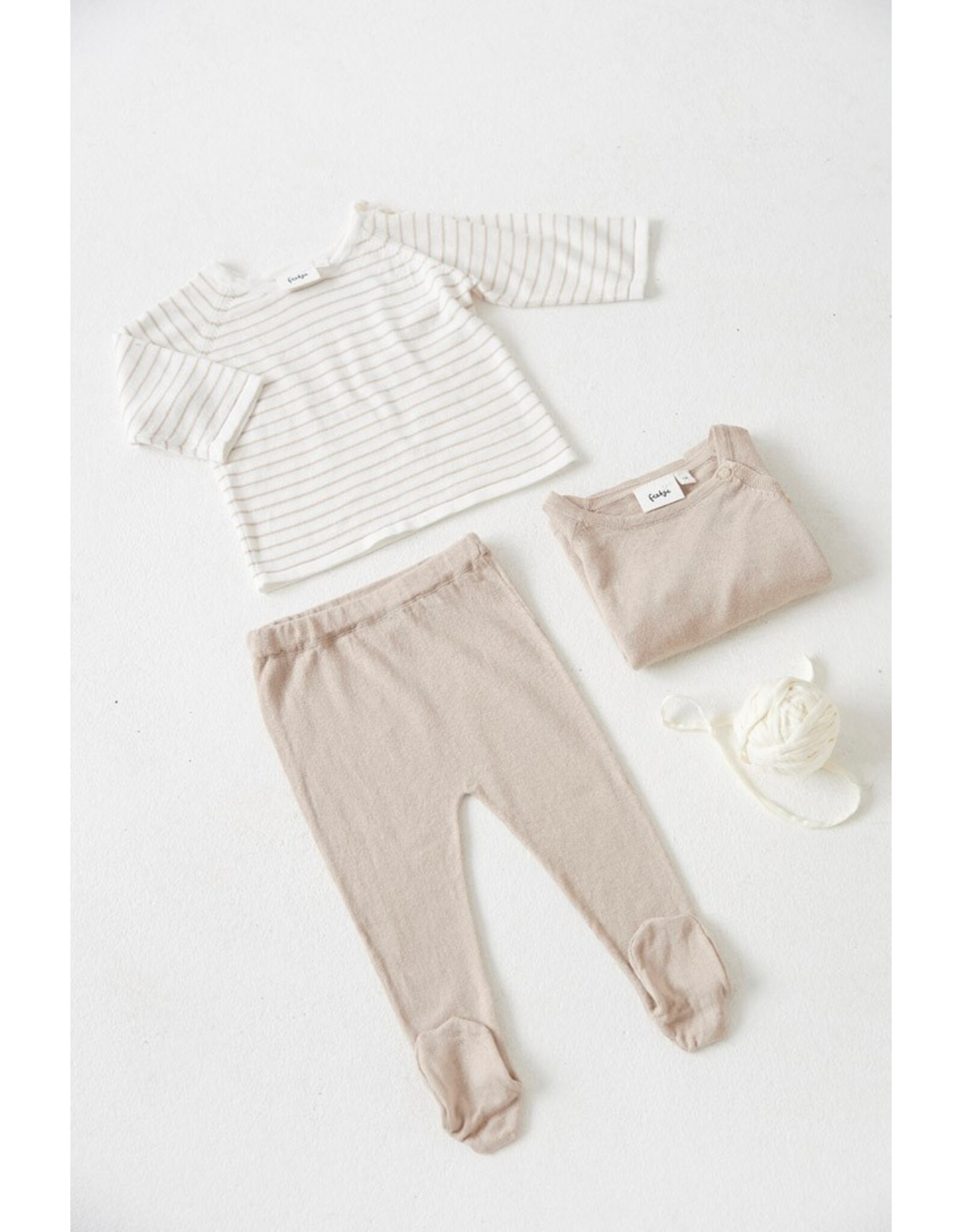 Overslag sweater gebreid - Essential Knits Taupe 51602546