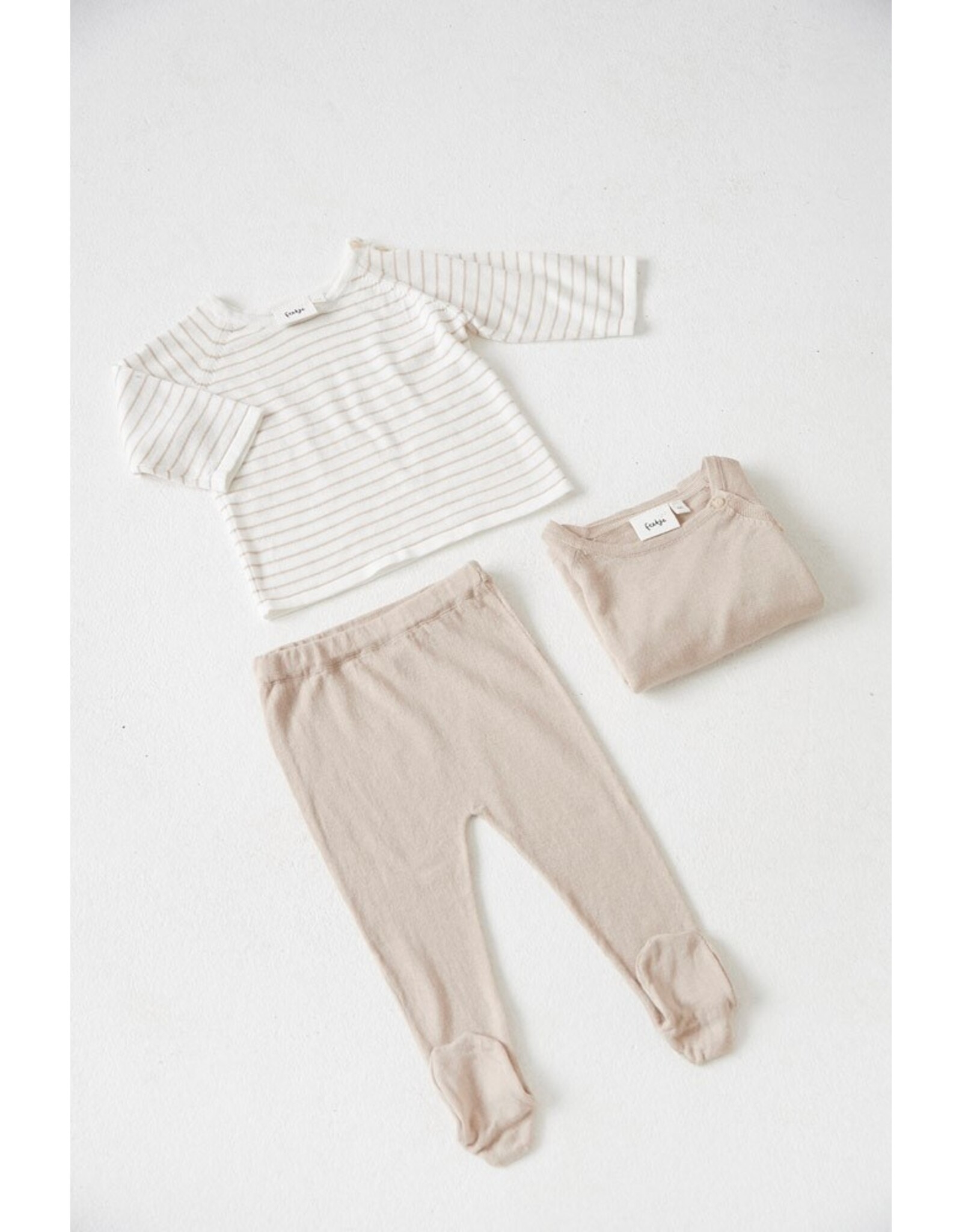 Overslag sweater gebreid - Essential Knits Taupe 51602546