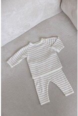 Broek streep gebreid - Essential Knits Taupe 52202356