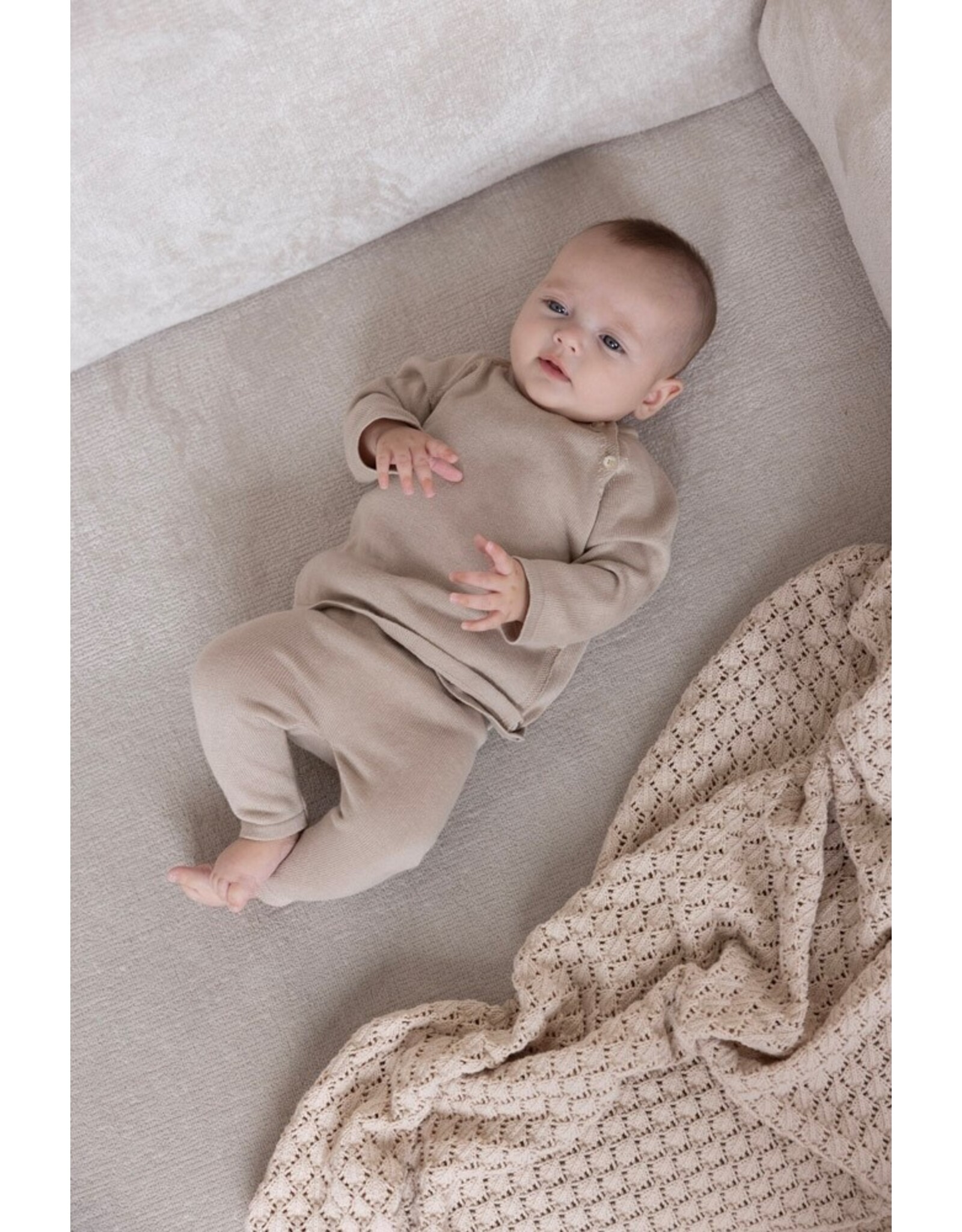 Broek gebreid - Essential Knits Taupe 52202354