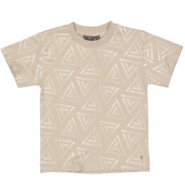 Levv Labels Little Boys SHIRT AOP Sand Graphic LS251SEBAS