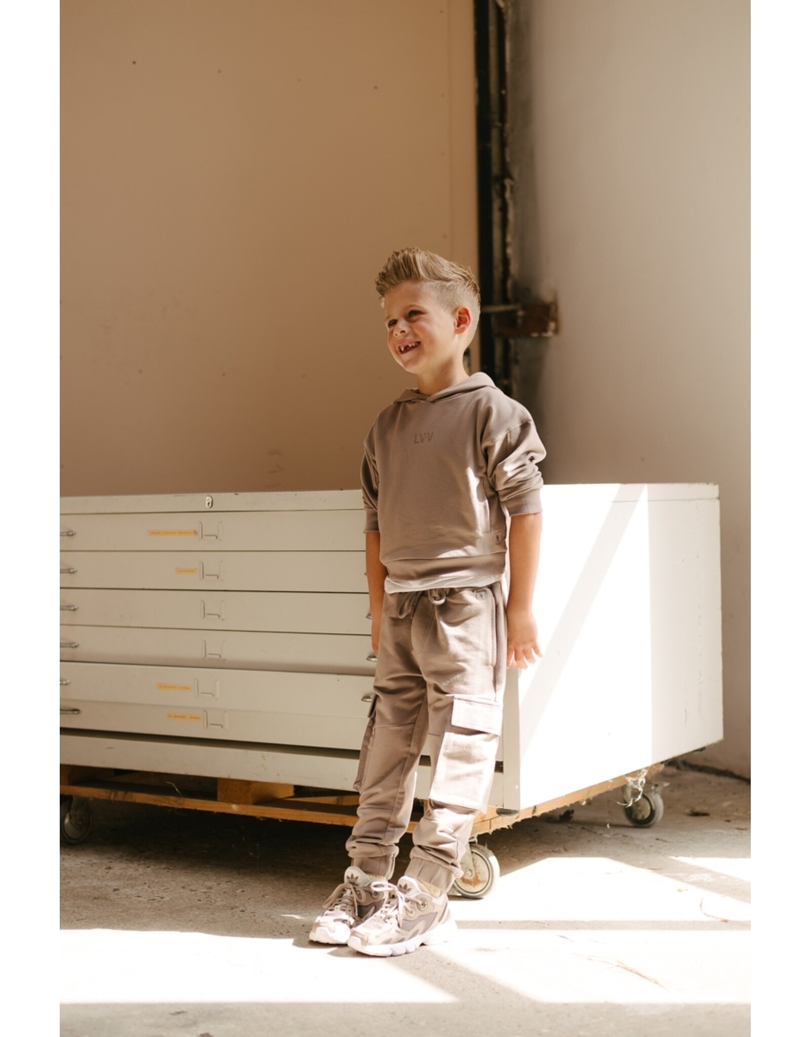 Levv Labels Little Boys SWEATER Taupe LS251SJON