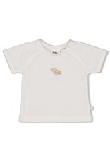 T-shirt pointelle - Flower Field Offwhite 51700920