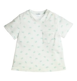Gymp Boys T-shirt Kraba Off White - Mint 353-5228-20-OW-MI
