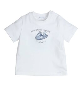 Gymp Boys T-shirt Aerobic Adventure awaits White 353-5288-20-W