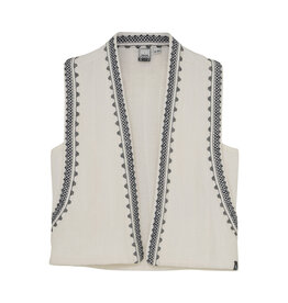 Indian Blue Jeans Girl Sleeveless Embroidery Gilet Cloud 970111