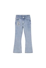 Daily7 Girl Jeans 2400 Flared Fit Embroderie Medium Denim 930111