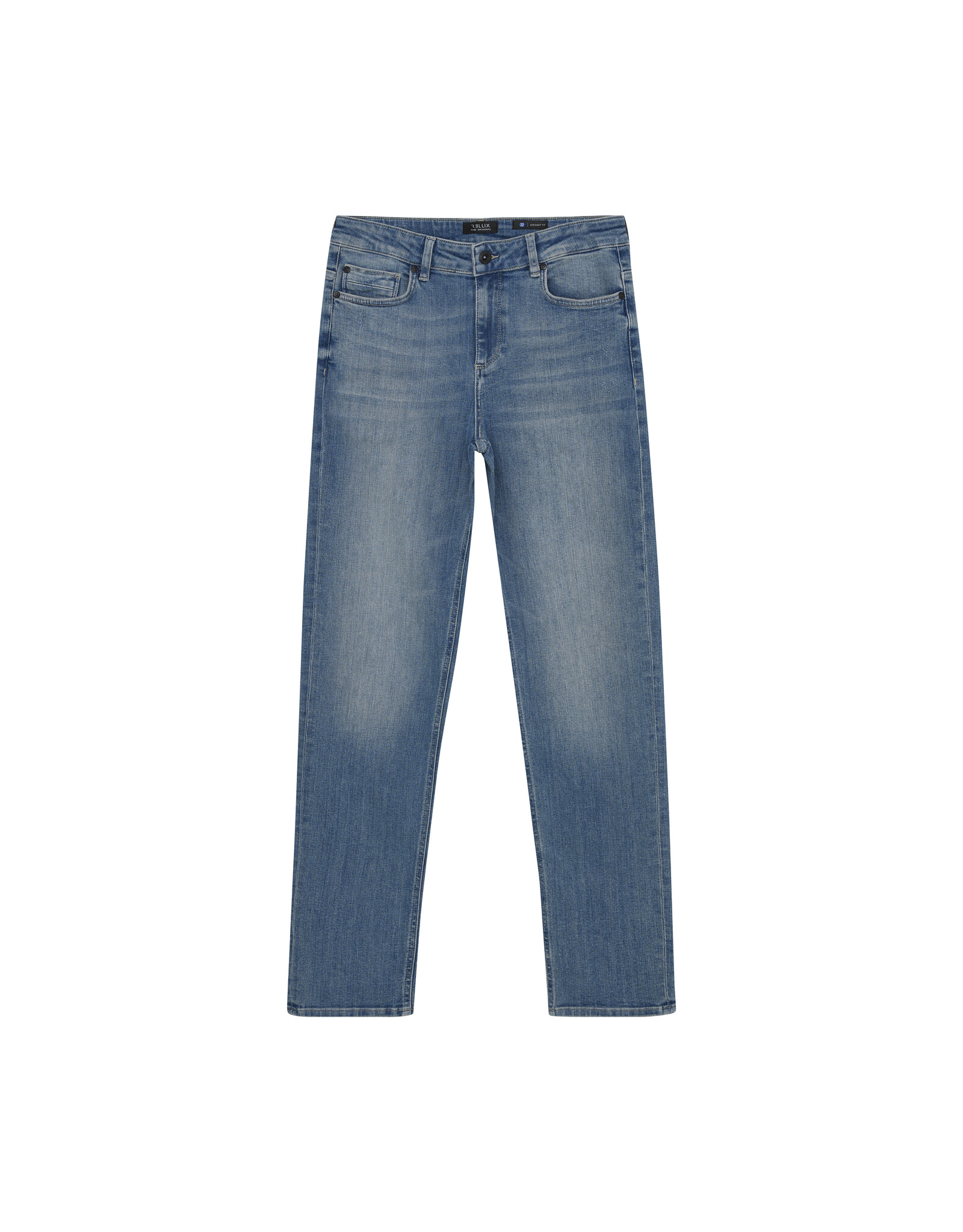 Rellix Boy 2611 Straight Wide Fit B.Denim Damaged Medium Denim  940105