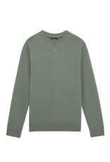 Lyle & Scott Mid Layers Tonal Crew Neck Sweatshirt X583 Green Mercurial 6110-20-9100
