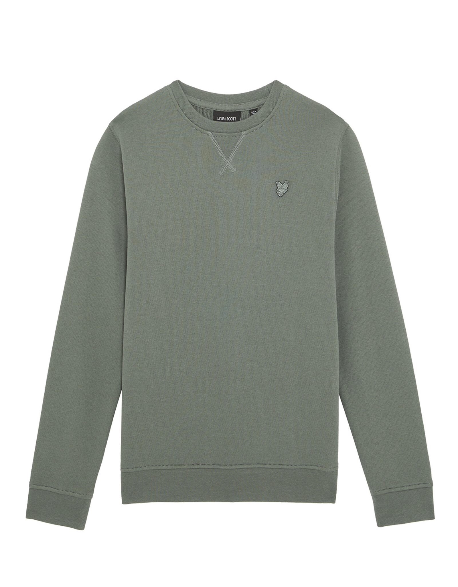 Lyle & Scott Mid Layers Tonal Crew Neck Sweatshirt X583 Green Mercurial 6110-20-9100