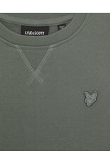 Lyle & Scott Mid Layers Tonal Crew Neck Sweatshirt X583 Green Mercurial 6110-20-9100