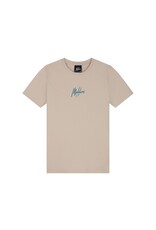 Junior Striped Signature T-Shirt Taupe MJ1-SS25-09