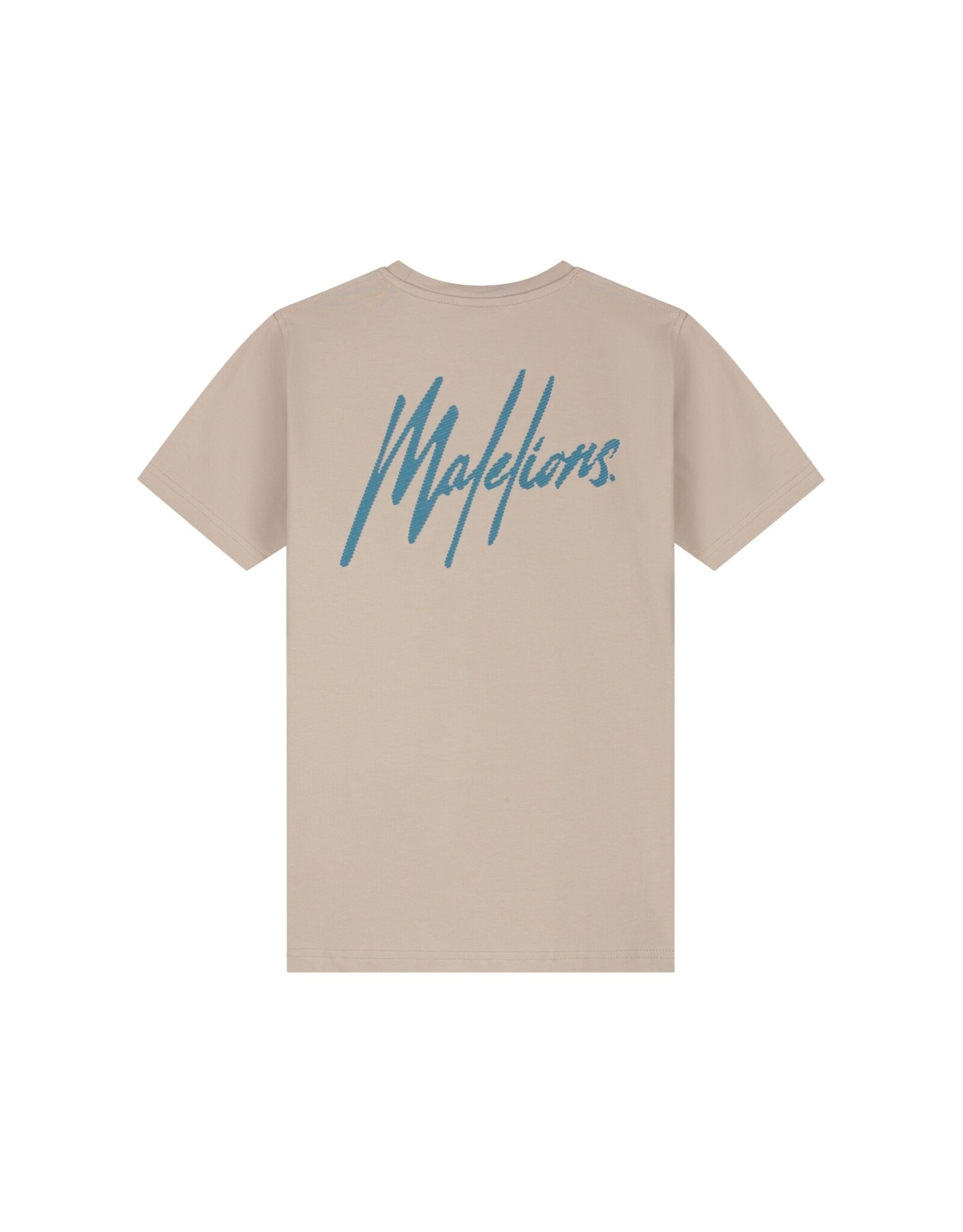 Junior Striped Signature T-Shirt Taupe MJ1-SS25-09