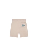 Junior Striped Signature Shorts Taupe MJ1-SS25-11