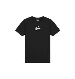 Malelions Junior Water Sign T-Shirt Black MJ1-SS25-29