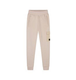 Malelions Junior Nylon Pocket Sweatpants Taupe MJ1-SS25-35