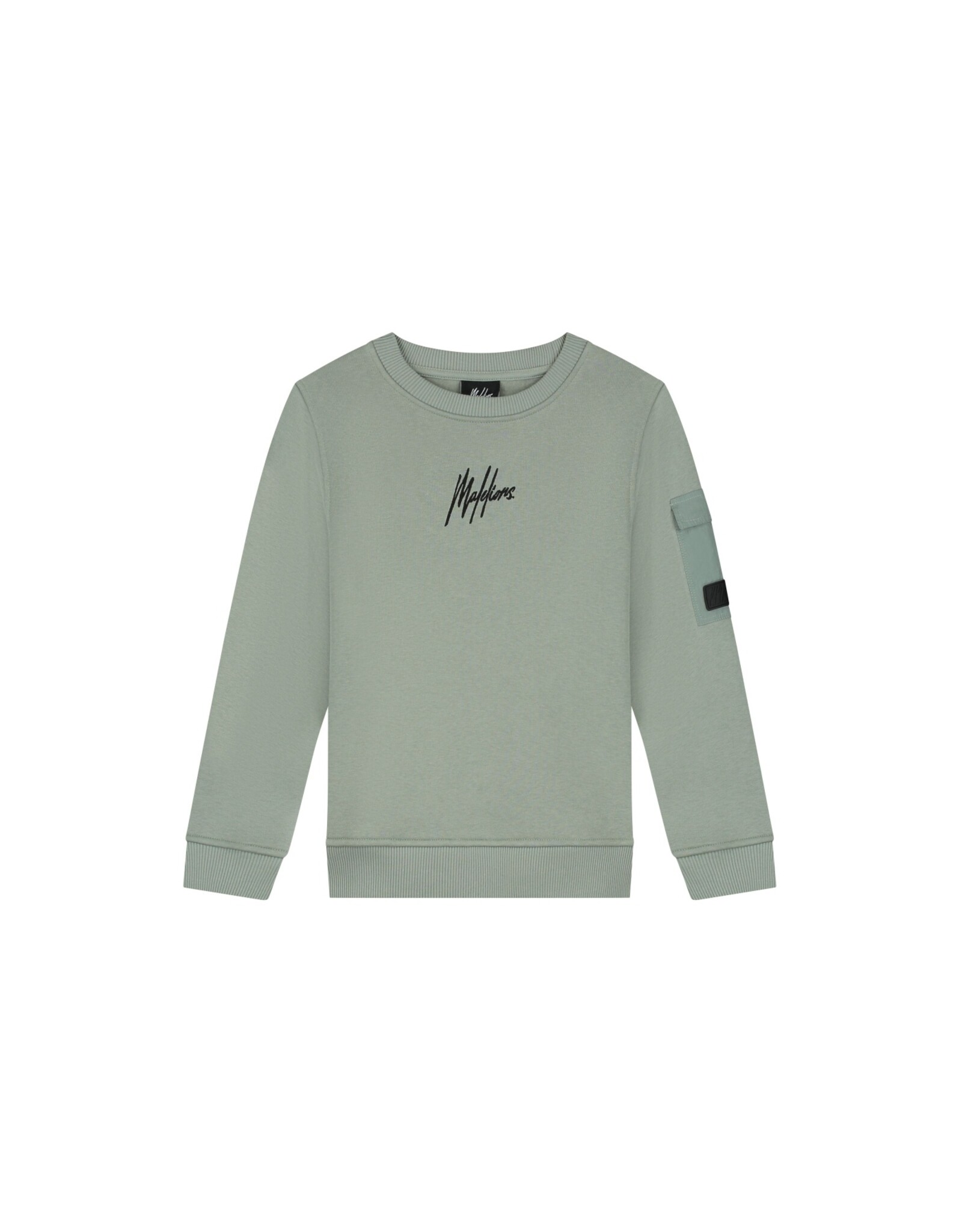 Junior Nylon Pocket Sweater Agave Green MJ1-SS25-33