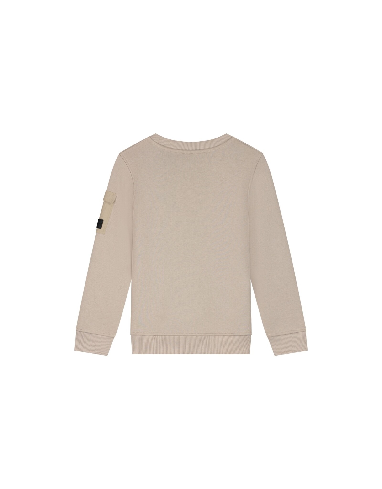 Junior Nylon Pocket Sweater Taupe MJ1-SS25-33