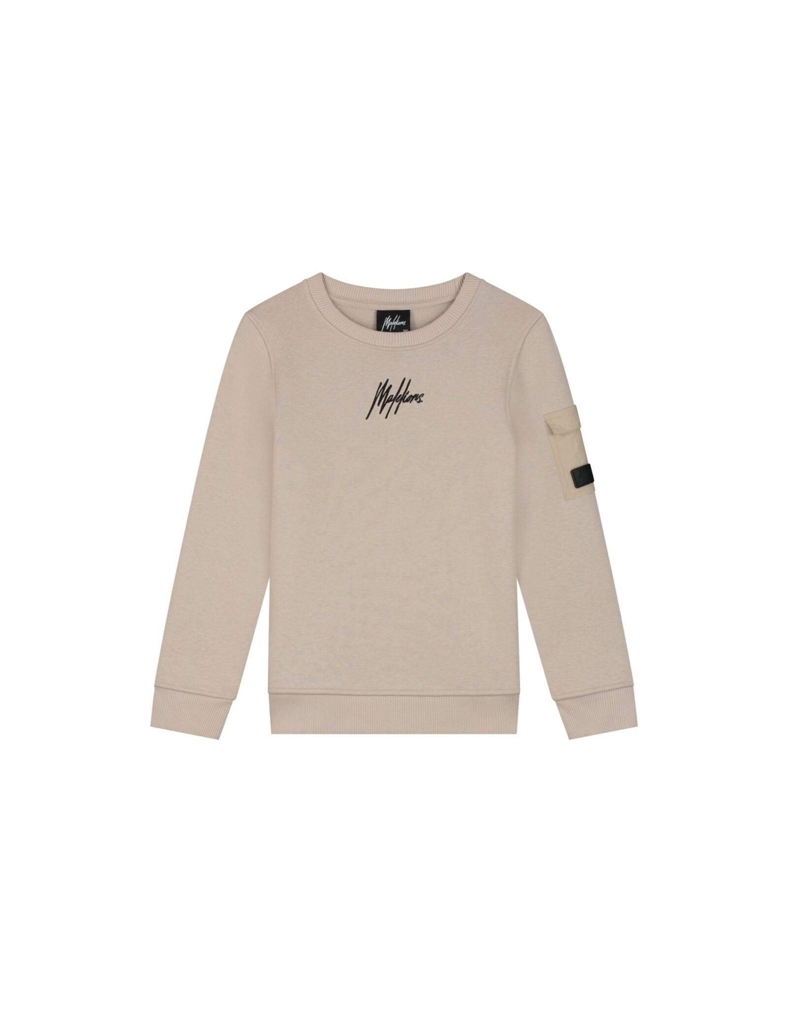 Junior Nylon Pocket Sweater Taupe MJ1-SS25-33