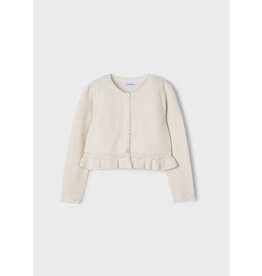 Mayoral Tricot cardigan  Braid knit cardigan  Champagne  03374-083