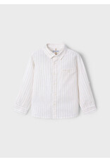 Mayoral L/s Buttondown shirt  Linen l/s shirt  Stripes  03121-048