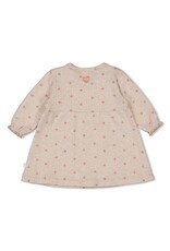 Jurk rib AOP - Morning Sun Taupe melange 51400558