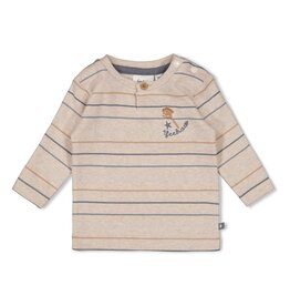 Longsleeve streep - Howdy Taupe melange 51602604