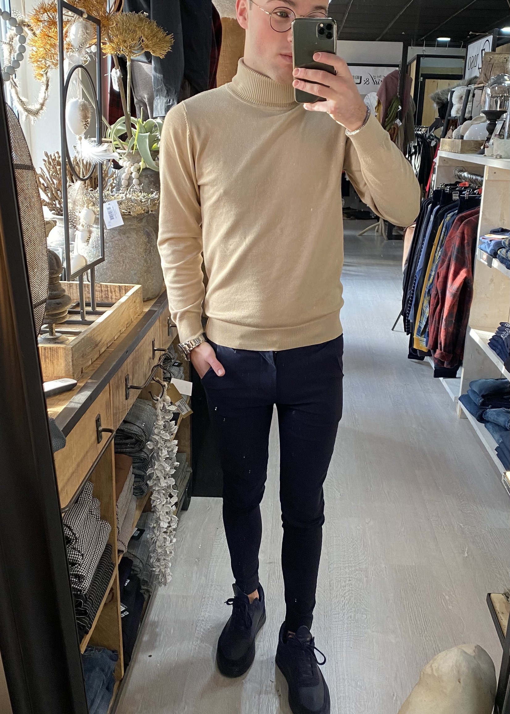 Bei ut Maril & Bei d'r Lars Stretch Chino - Navy