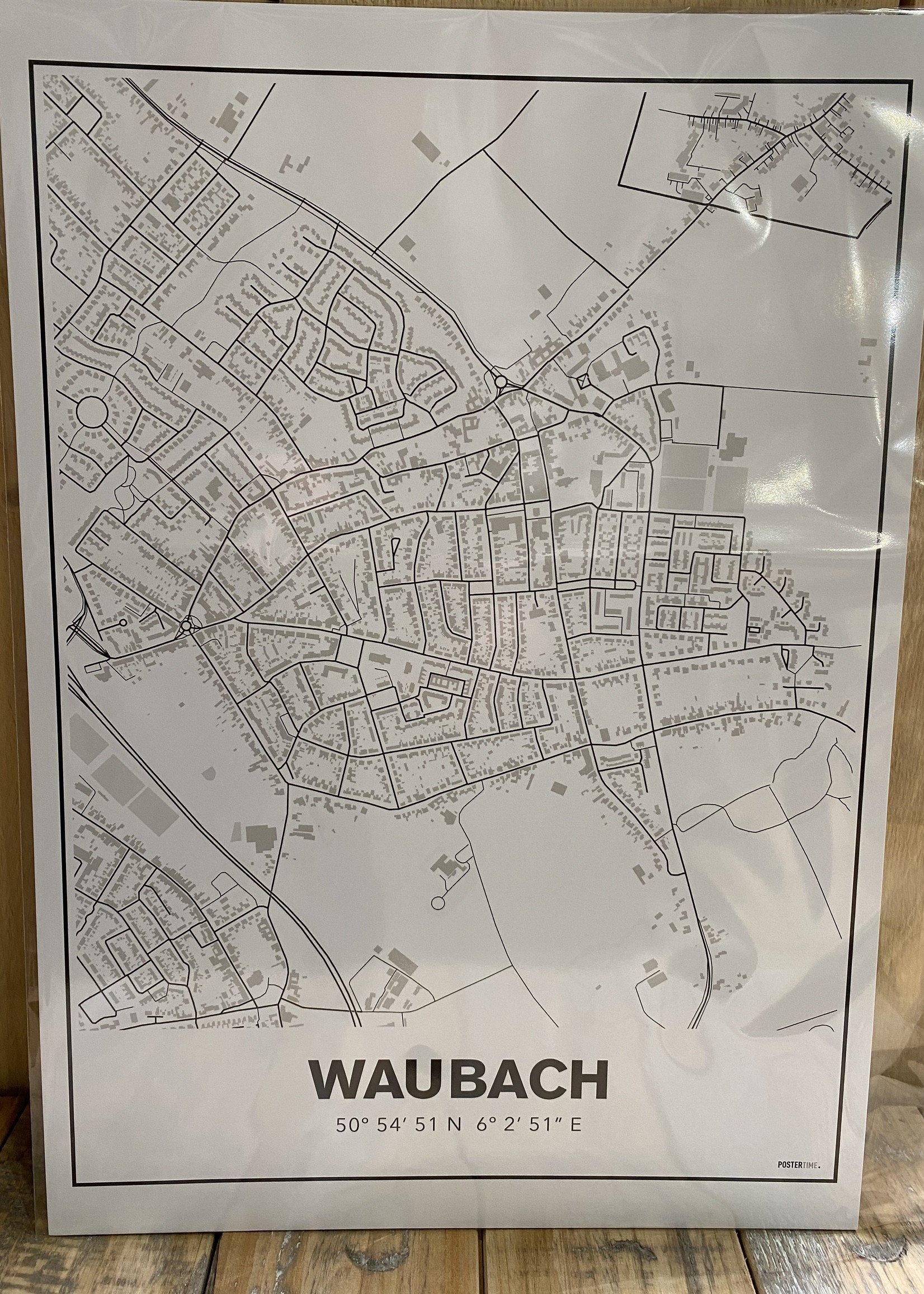Bei ut Maril & Bei d'r Lars Home Poster 'Waubach' - A3