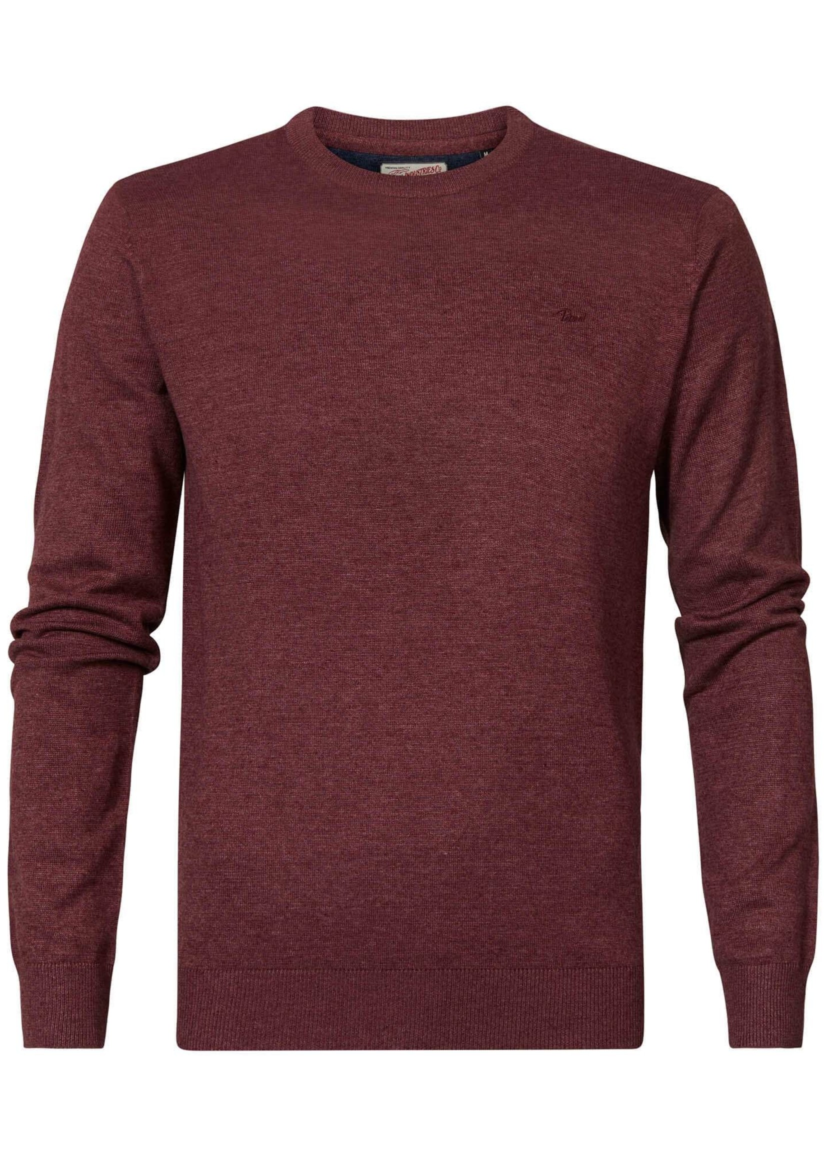 Petrol Industries Knitwear Sweater Basic - Burgundy