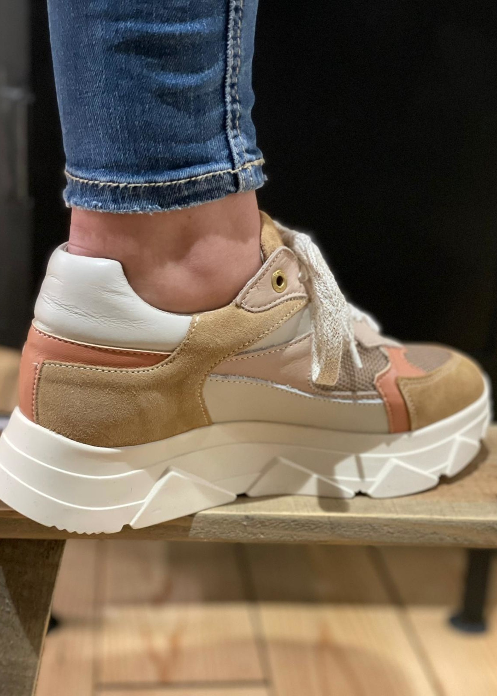 Sneaker Kady Fat - Camel Beige - Bei ut Maril \u0026 Bei d'r Lars