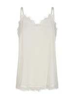 Freequent Top Basic Kant - Offwhite