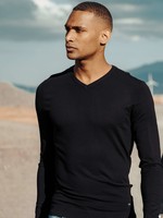 Petrol Industries Knitwear V-Neck - Midnight Black