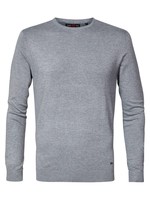 Petrol Industries Knitwear R-Neck - Light Slate Melee