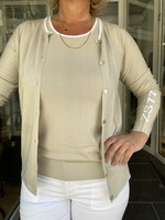 ZOSO Knitwear Vest - Zand Wit